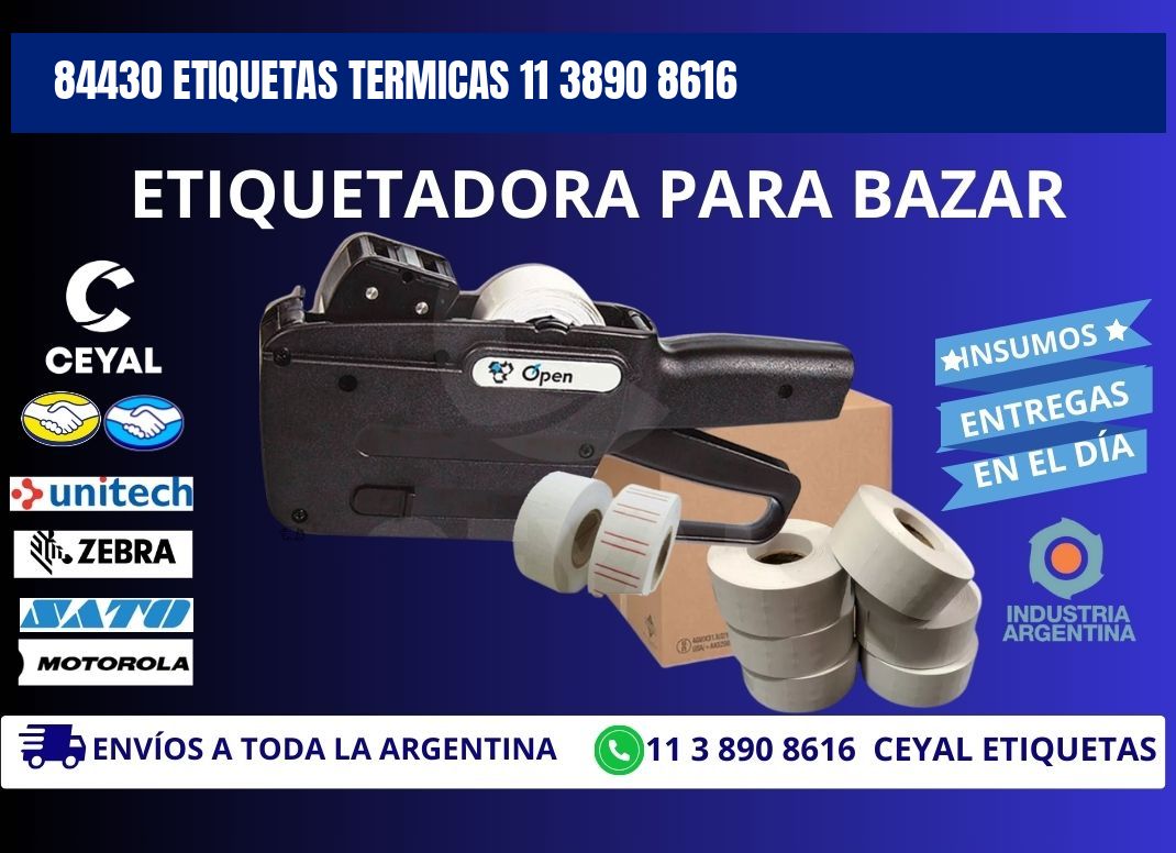 84430 ETIQUETAS TERMICAS 11 3890 8616