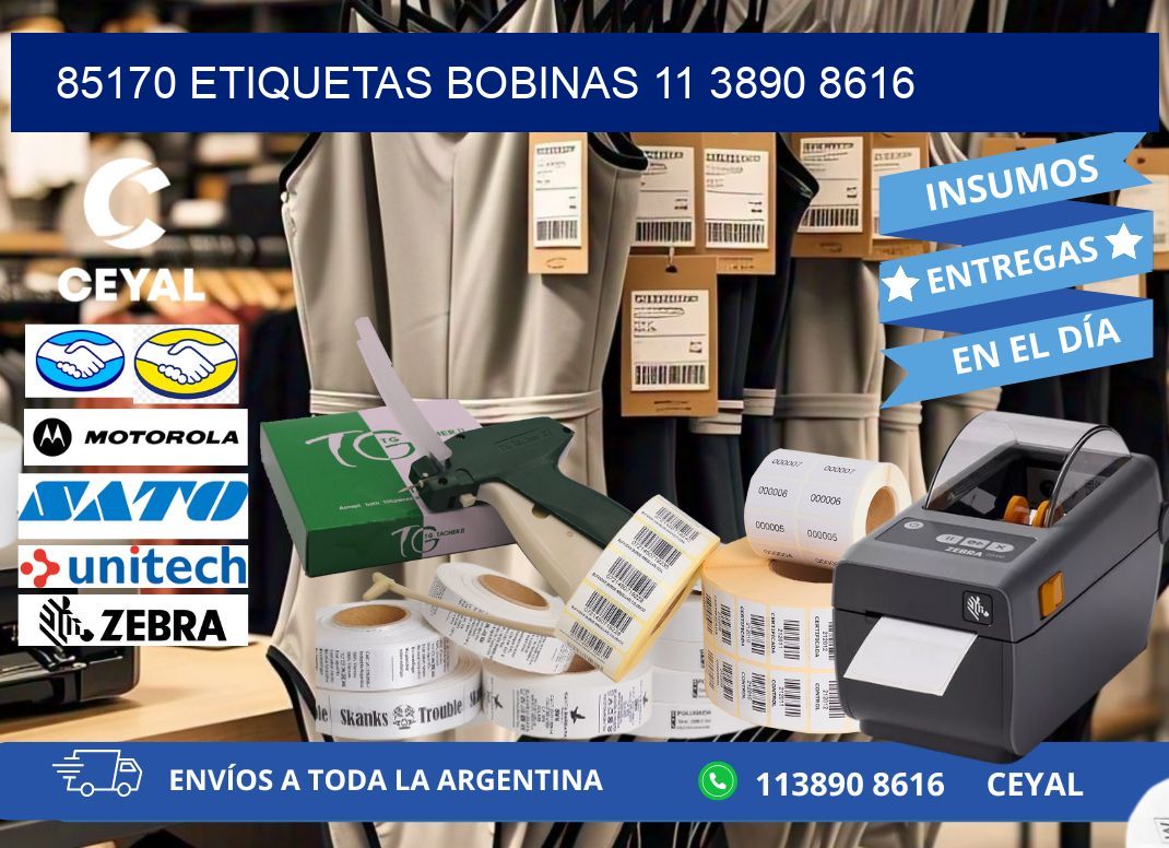 85170 ETIQUETAS BOBINAS 11 3890 8616