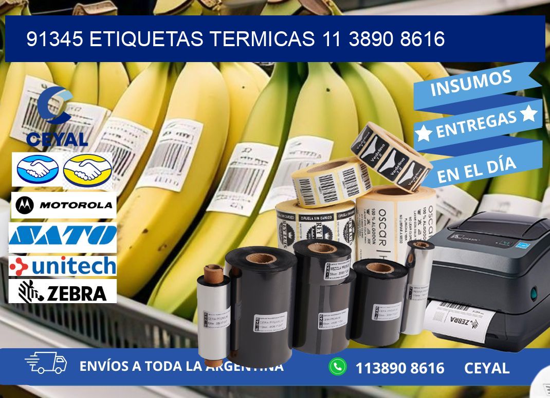 91345 ETIQUETAS TERMICAS 11 3890 8616