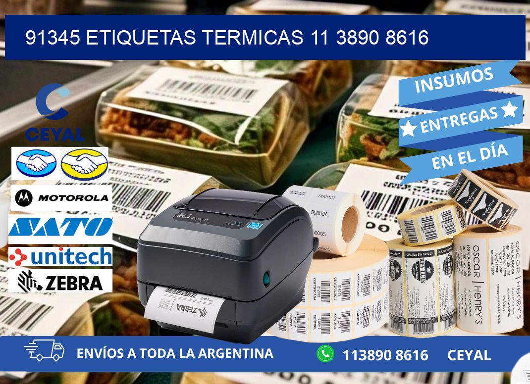 91345 ETIQUETAS TERMICAS 11 3890 8616