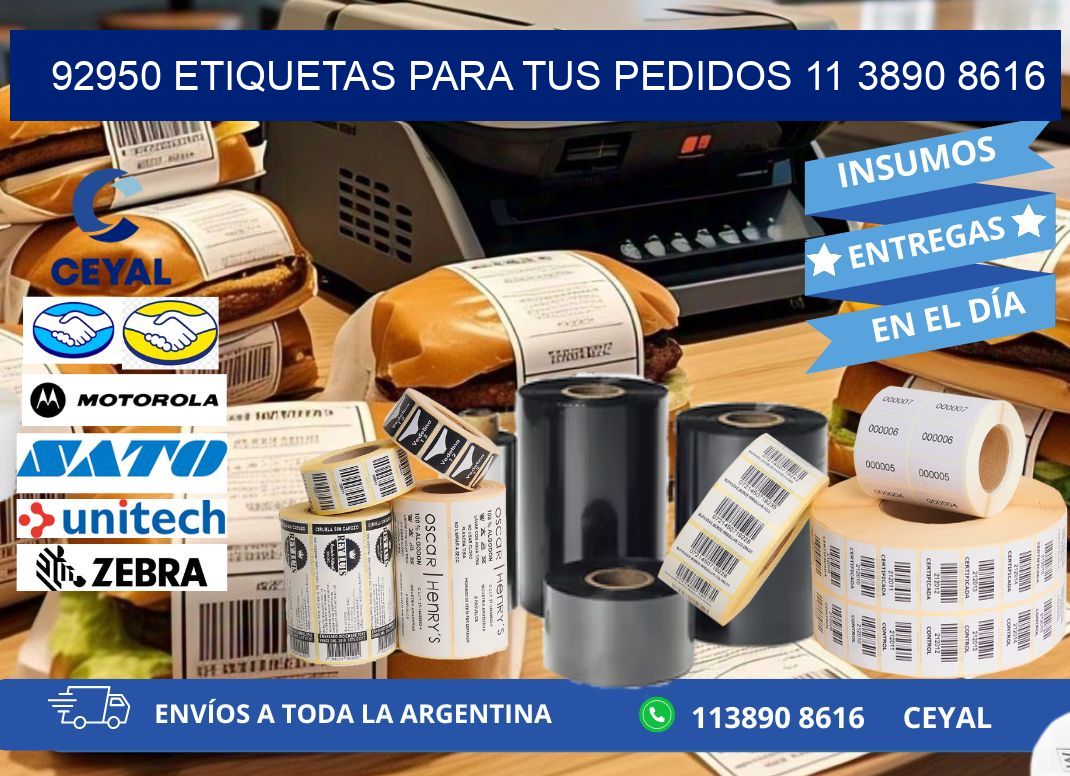 92950 ETIQUETAS PARA TUS PEDIDOS 11 3890 8616