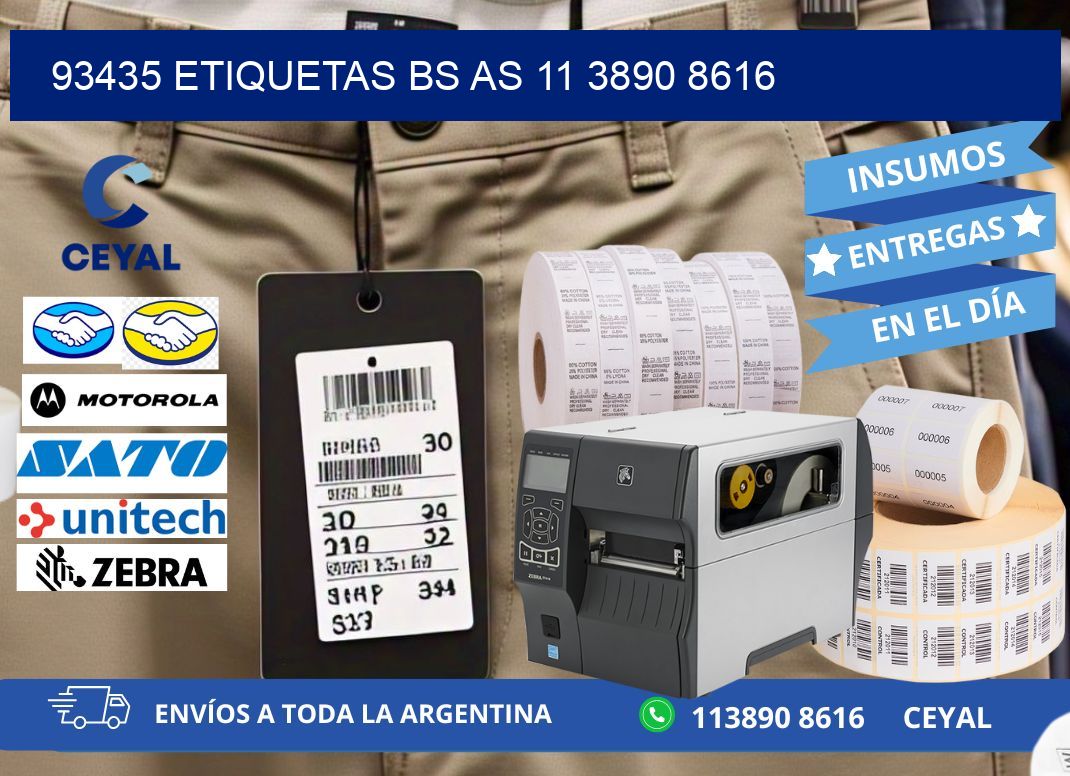 93435 ETIQUETAS BS AS 11 3890 8616