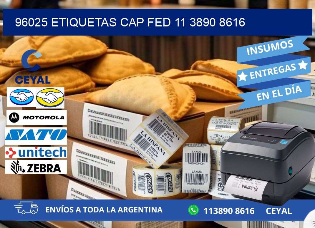 96025 ETIQUETAS CAP FED 11 3890 8616