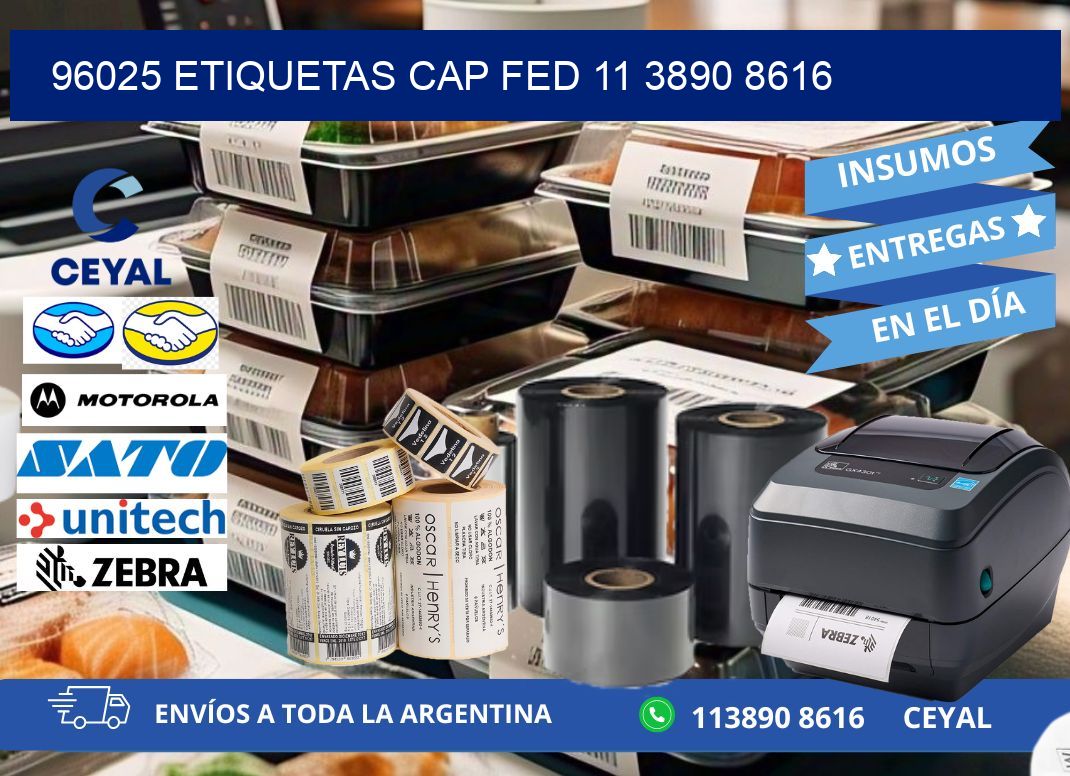 96025 ETIQUETAS CAP FED 11 3890 8616