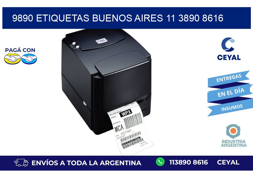 9890 ETIQUETAS BUENOS AIRES 11 3890 8616