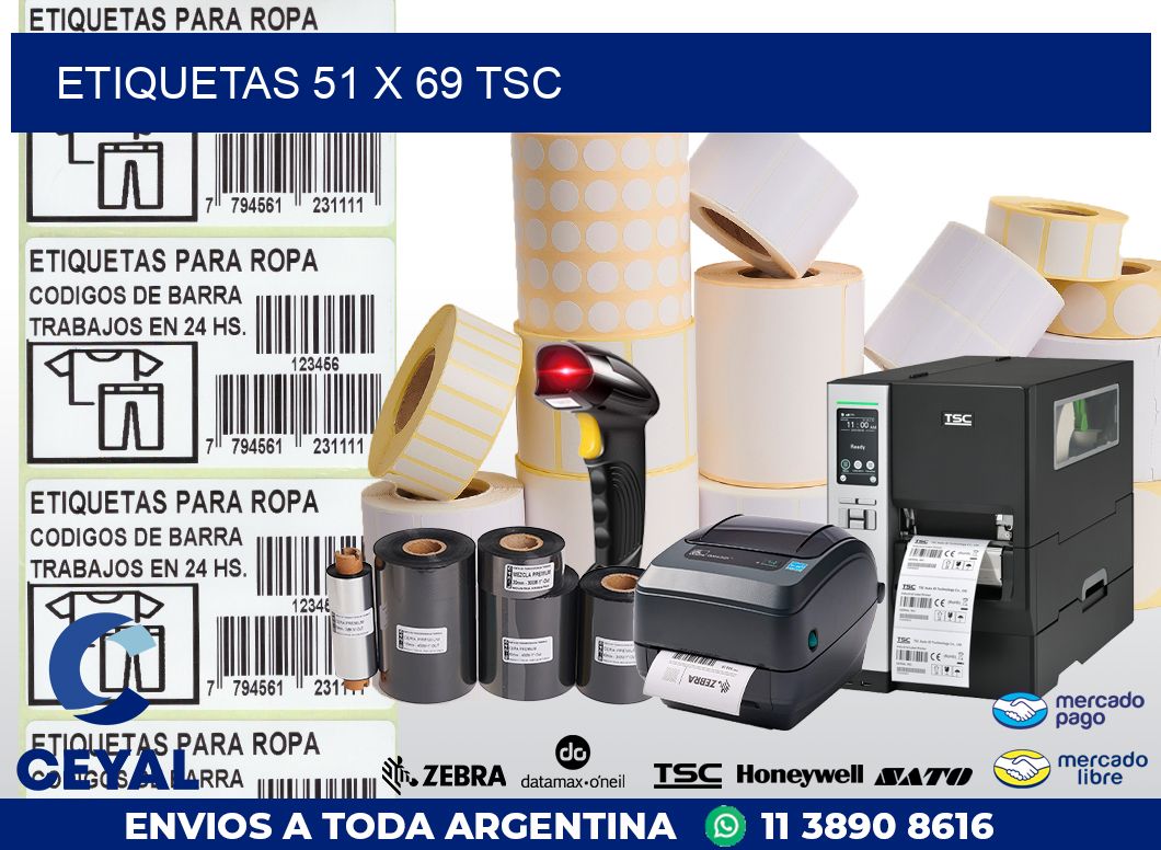 ETIQUETAS 51 x 69 TSC