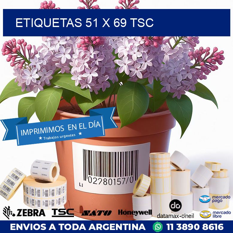 ETIQUETAS 51 x 69 TSC