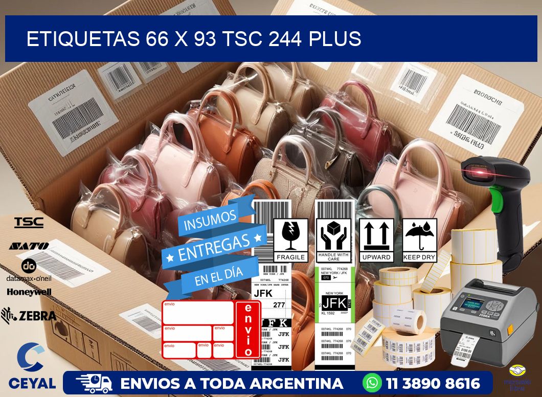 ETIQUETAS 66 x 93 TSC 244 PLUS