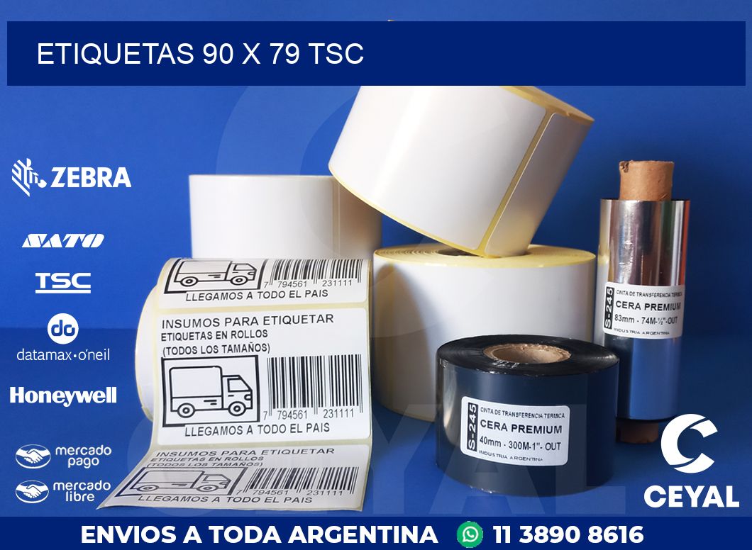 ETIQUETAS 90 x 79 TSC