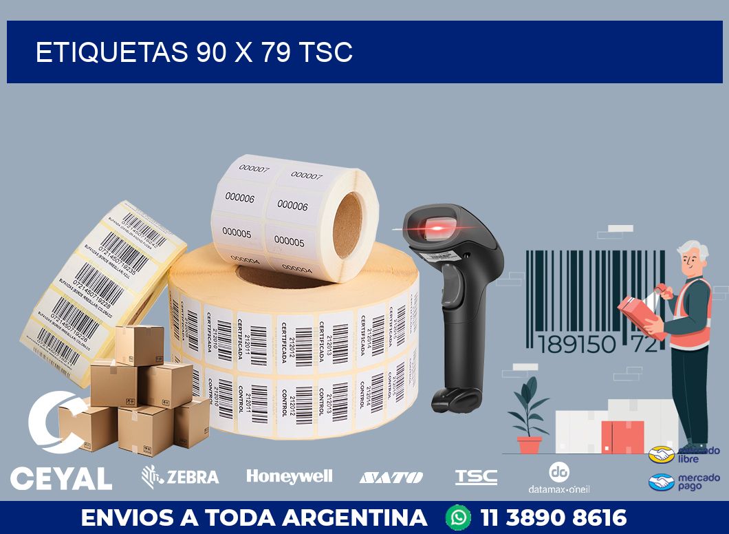 ETIQUETAS 90 x 79 TSC