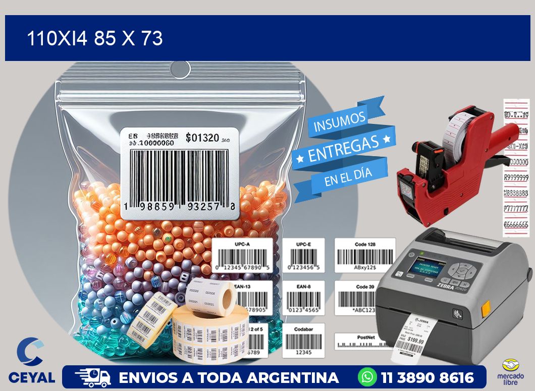 110Xi4 85 x 73