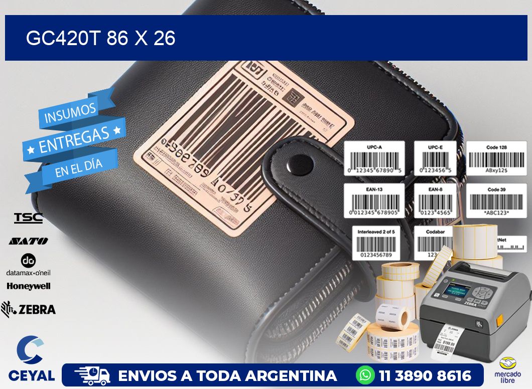 GC420T 86 x 26