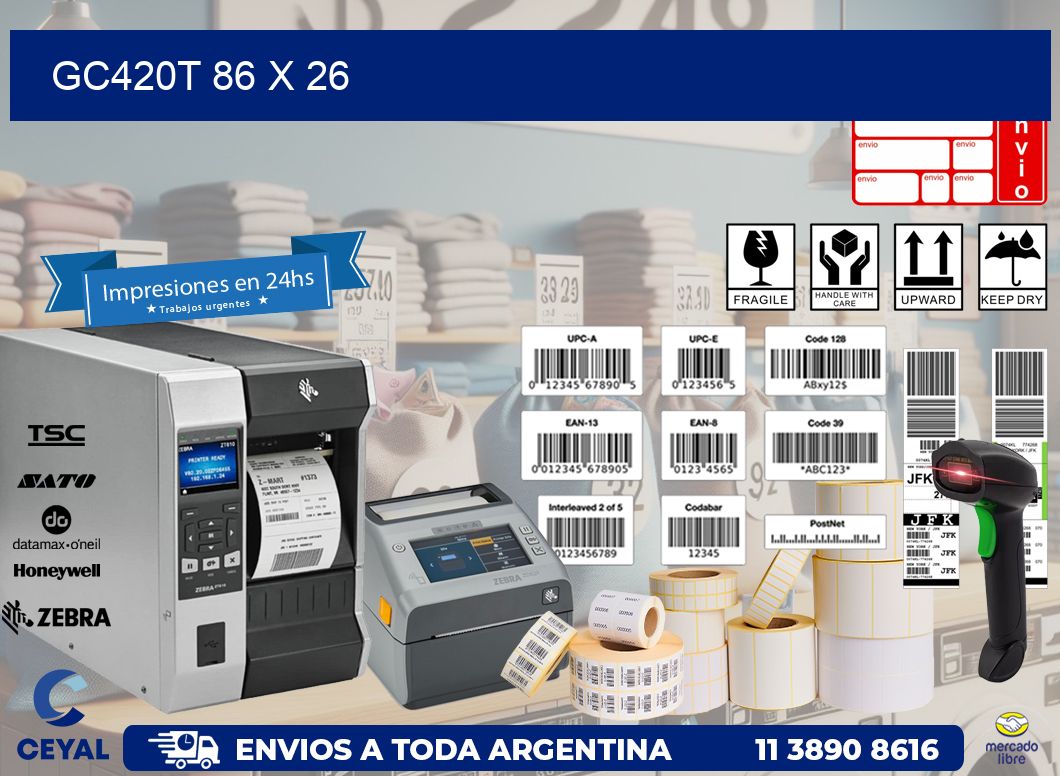 GC420T 86 x 26
