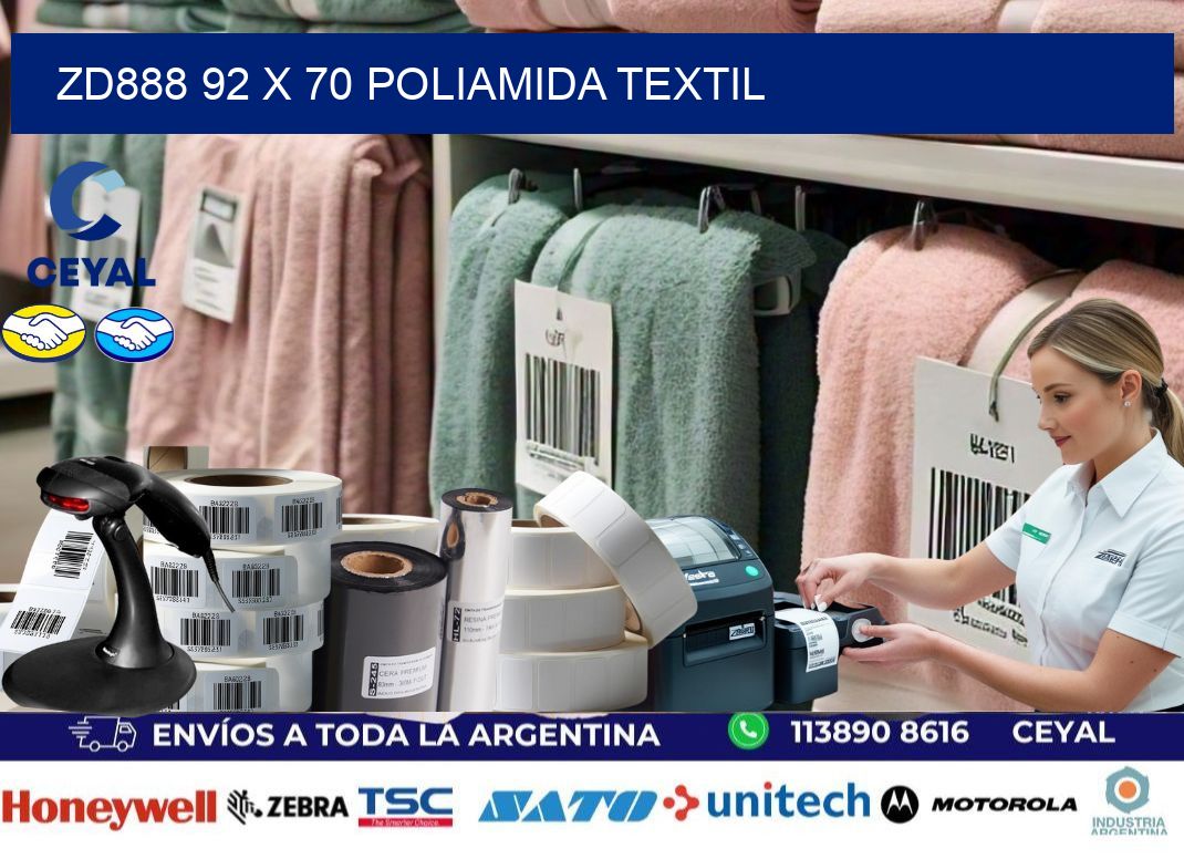 ZD888 92 x 70 POLIAMIDA TEXTIL