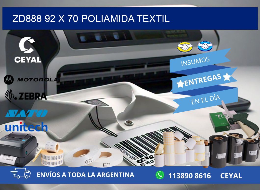 ZD888 92 x 70 POLIAMIDA TEXTIL