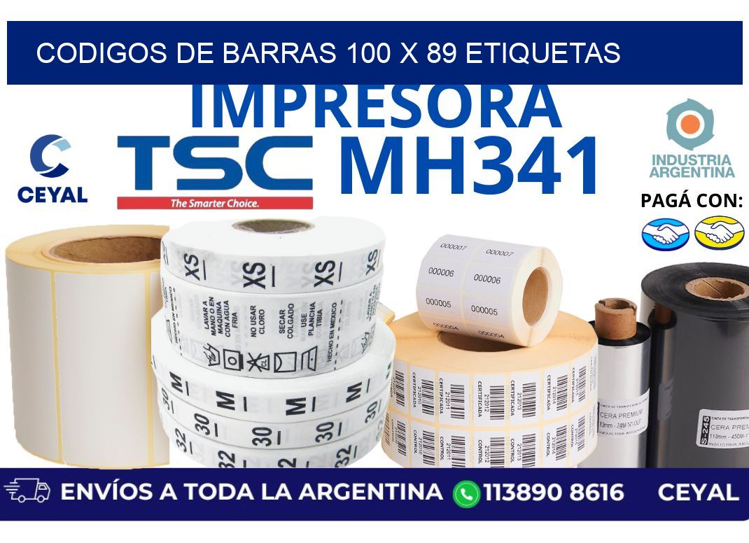 codigos de barras 100 x 89 etiquetas