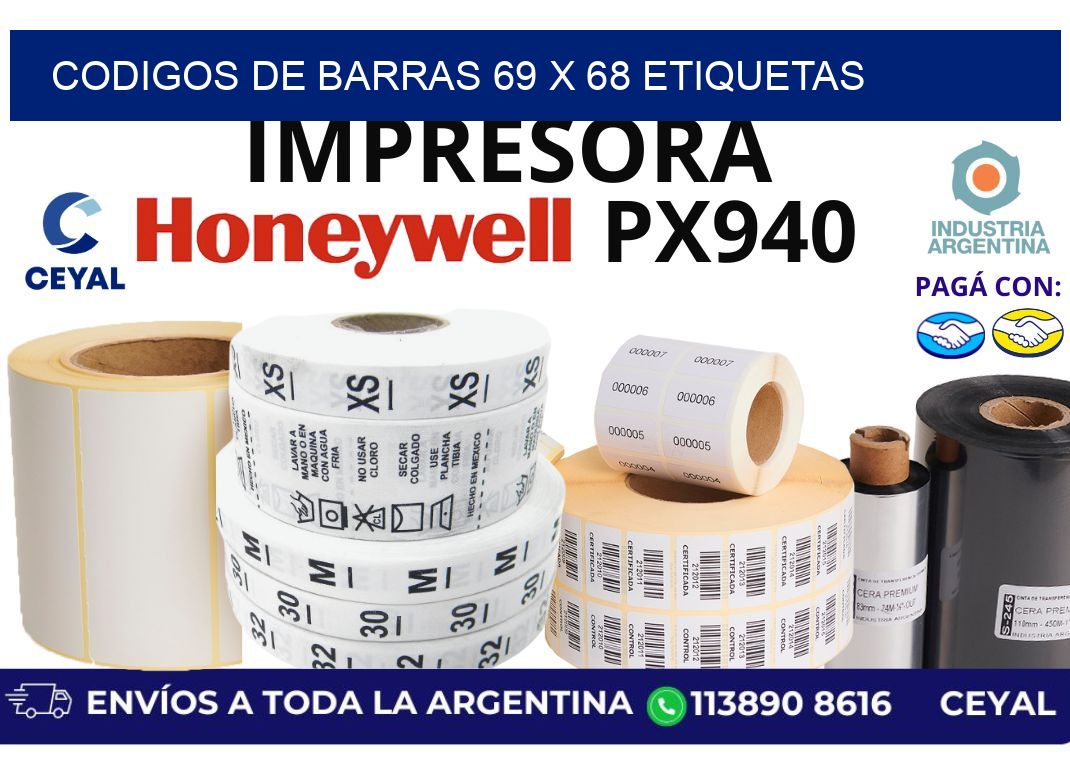 codigos de barras 69 x 68 etiquetas