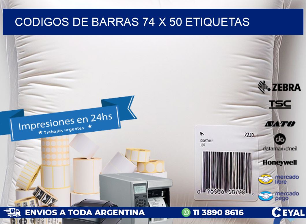 codigos de barras 74 x 50 etiquetas