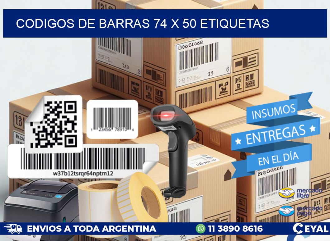 codigos de barras 74 x 50 etiquetas