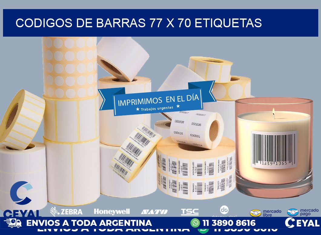 codigos de barras 77 x 70 etiquetas