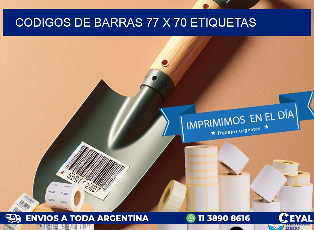 codigos de barras 77 x 70 etiquetas