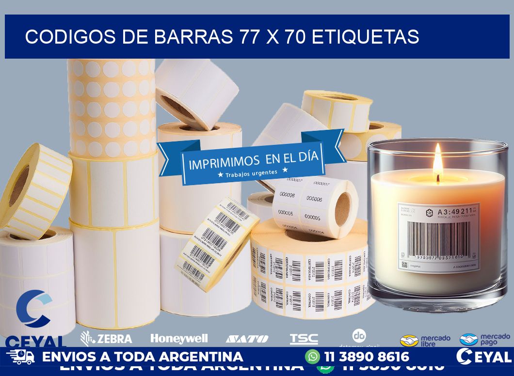 codigos de barras 77 x 70 etiquetas