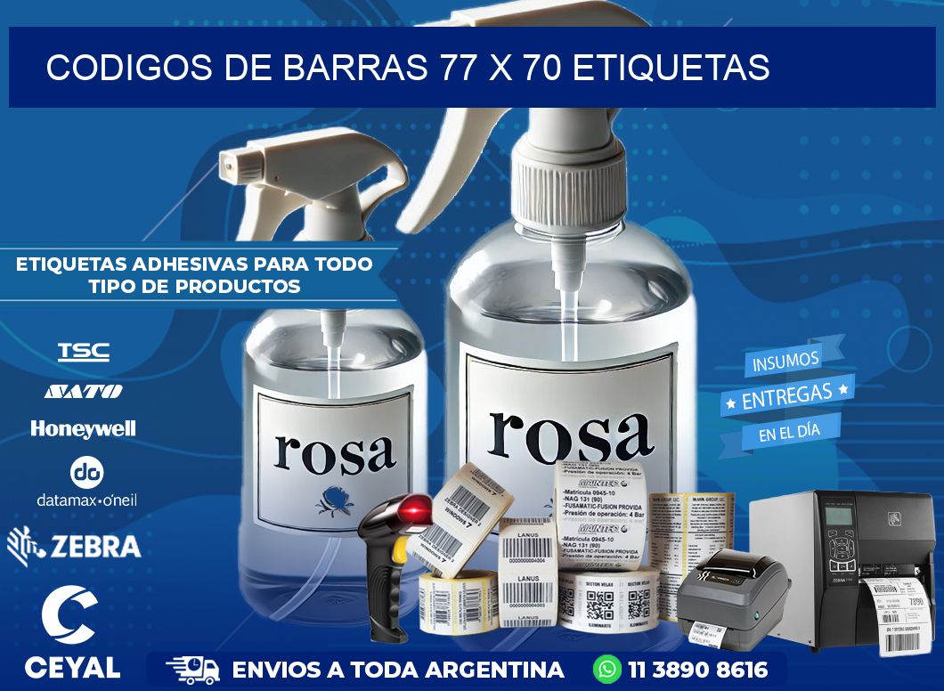 codigos de barras 77 x 70 etiquetas