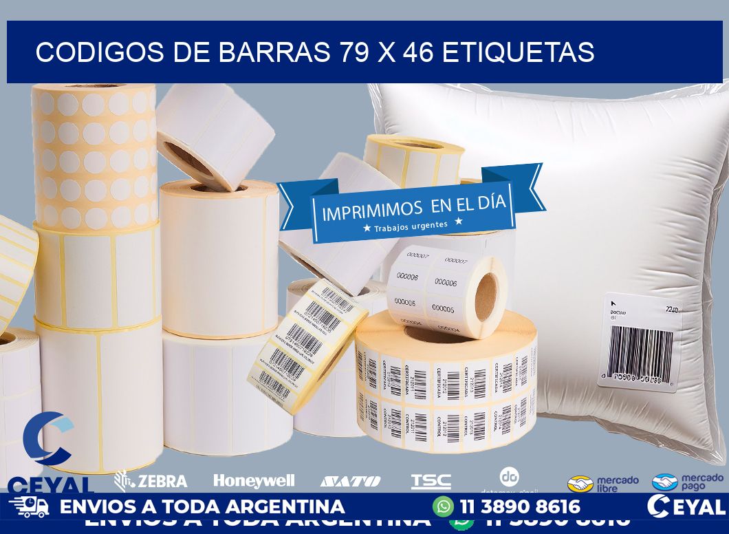 codigos de barras 79 x 46 etiquetas