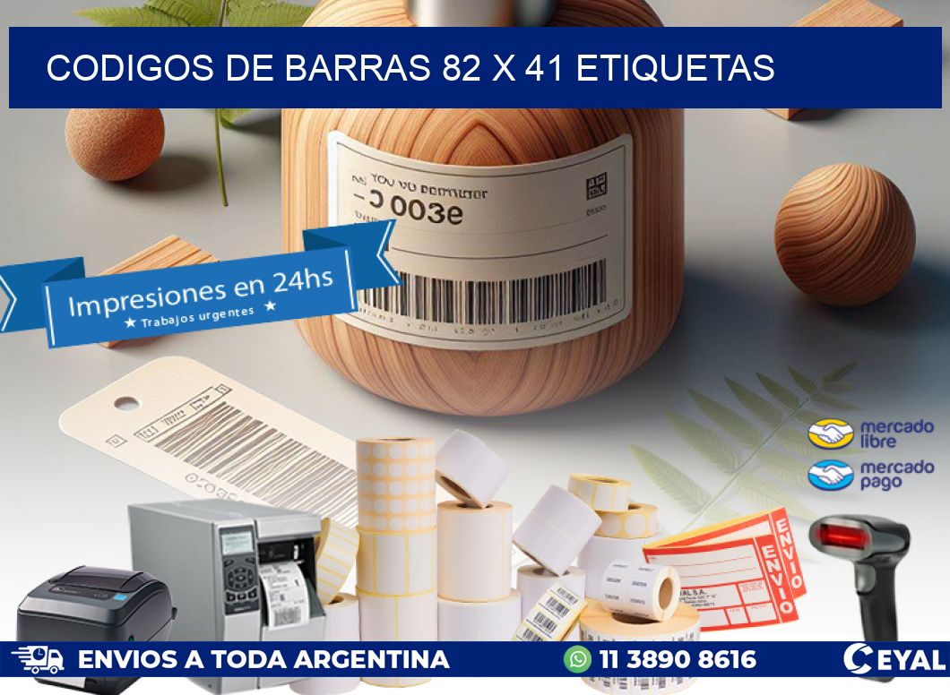 codigos de barras 82 x 41 etiquetas