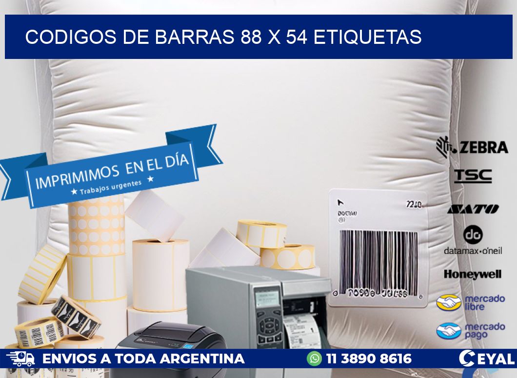 codigos de barras 88 x 54 etiquetas