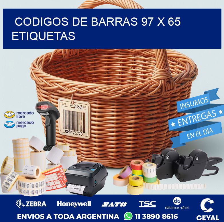 codigos de barras 97 x 65 etiquetas