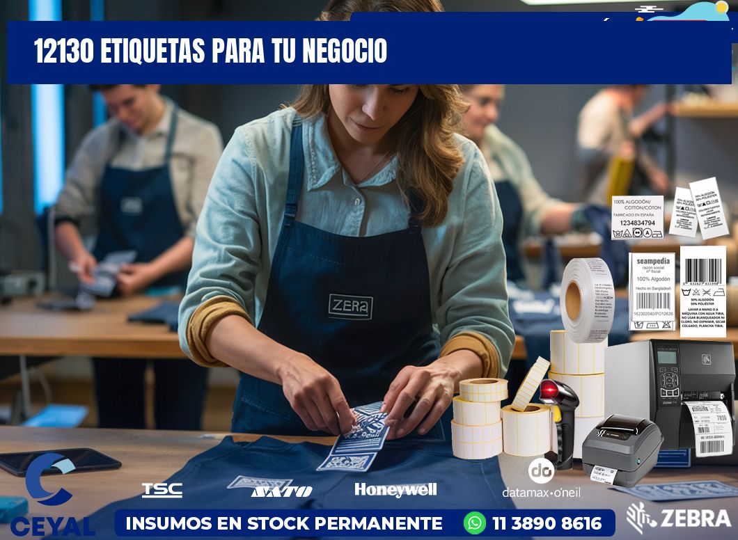 12130 etiquetas para tu negocio