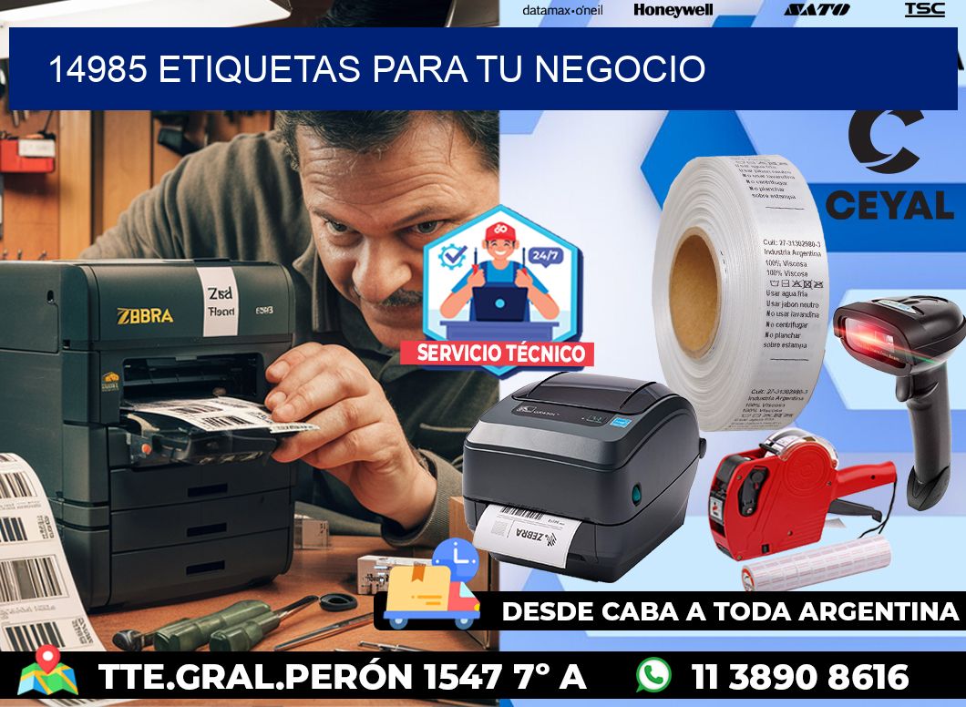 14985 etiquetas para tu negocio