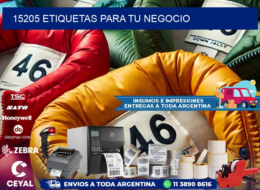 15205 etiquetas para tu negocio
