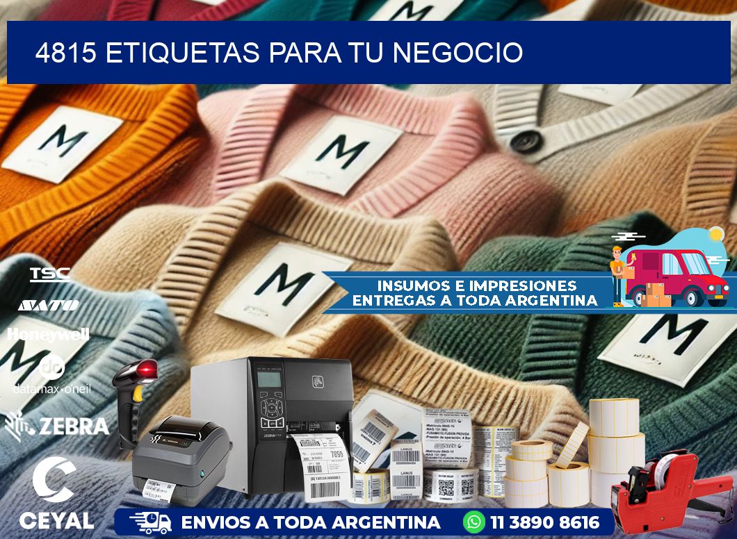 4815 etiquetas para tu negocio
