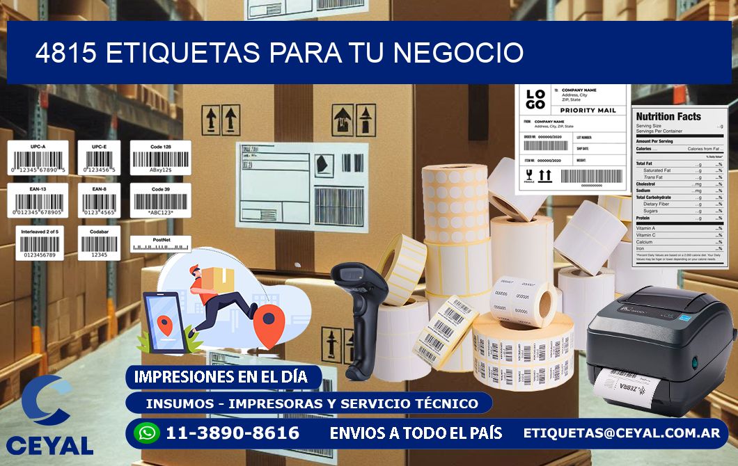 4815 etiquetas para tu negocio