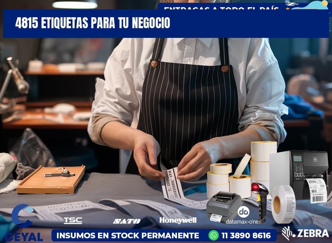 4815 etiquetas para tu negocio