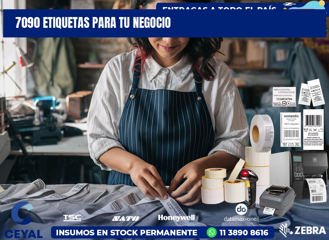7090 etiquetas para tu negocio