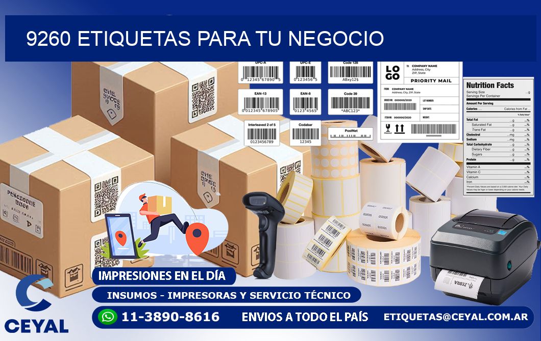 9260 etiquetas para tu negocio