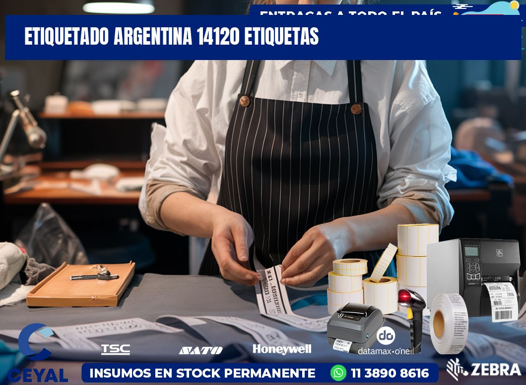 etiquetado argentina 14120 etiquetas