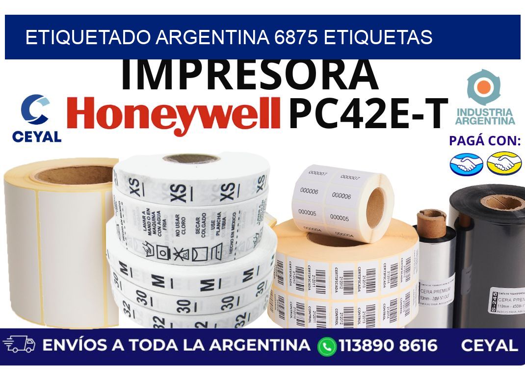 etiquetado argentina 6875 etiquetas