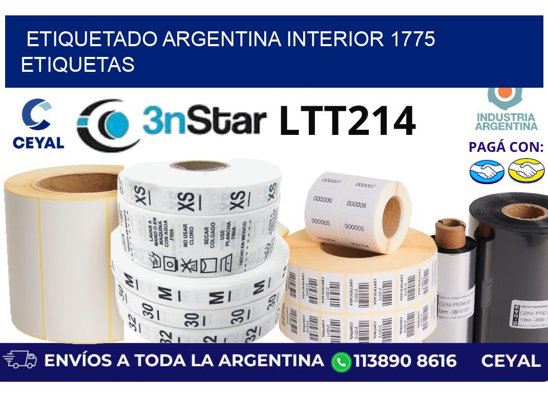 etiquetado argentina interior 1775 etiquetas