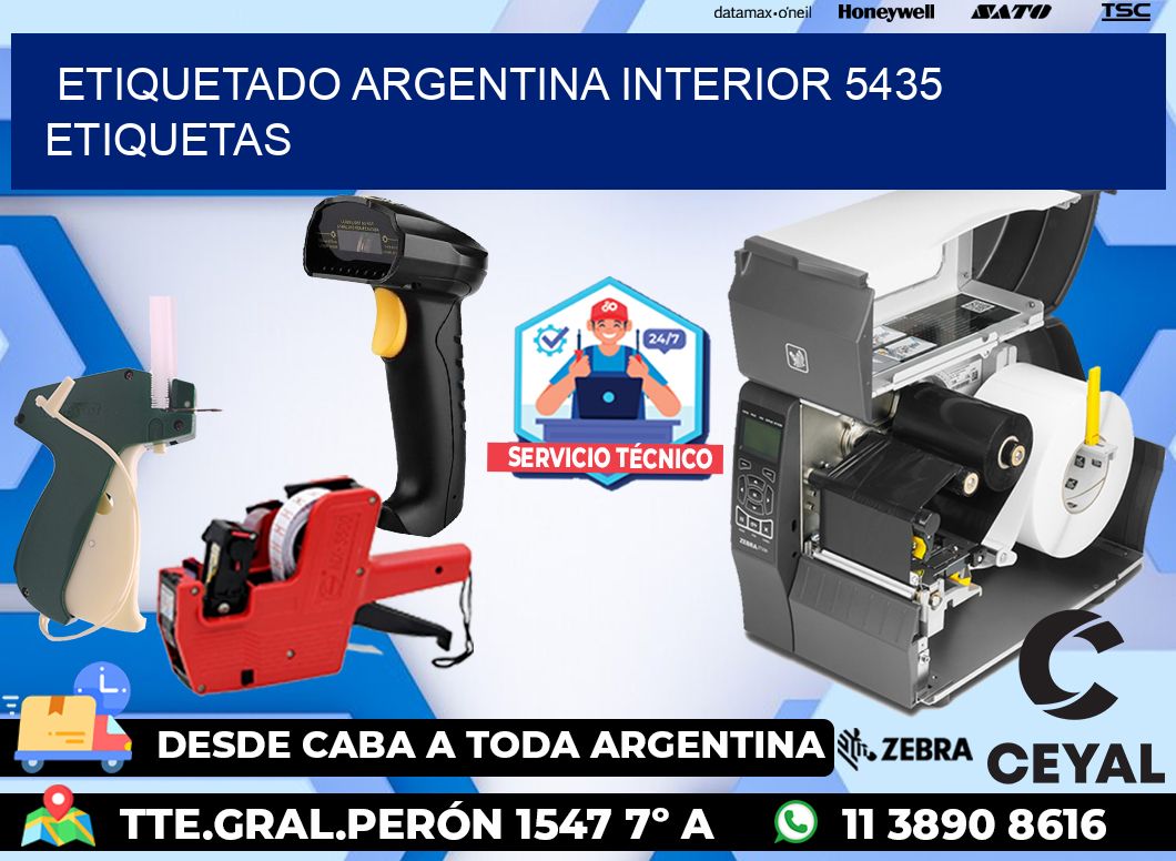 etiquetado argentina interior 5435 etiquetas
