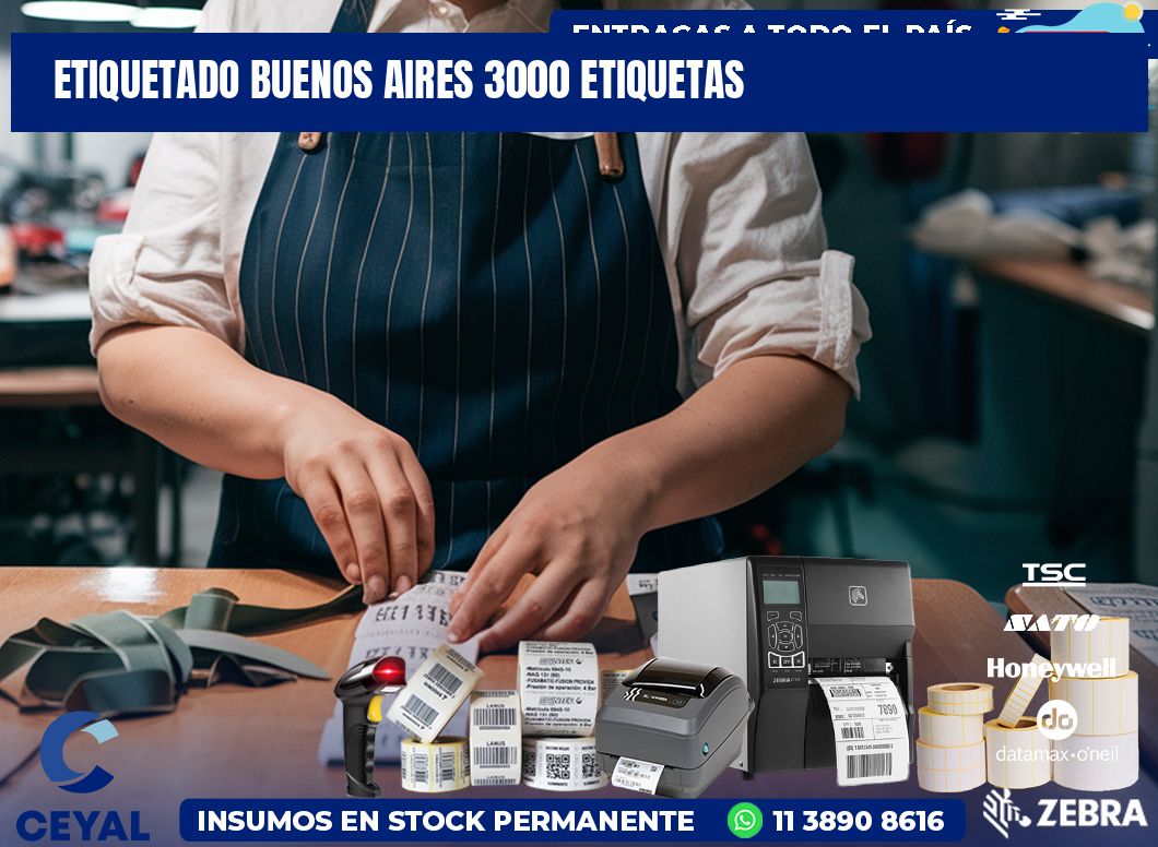 etiquetado buenos aires 3000 etiquetas