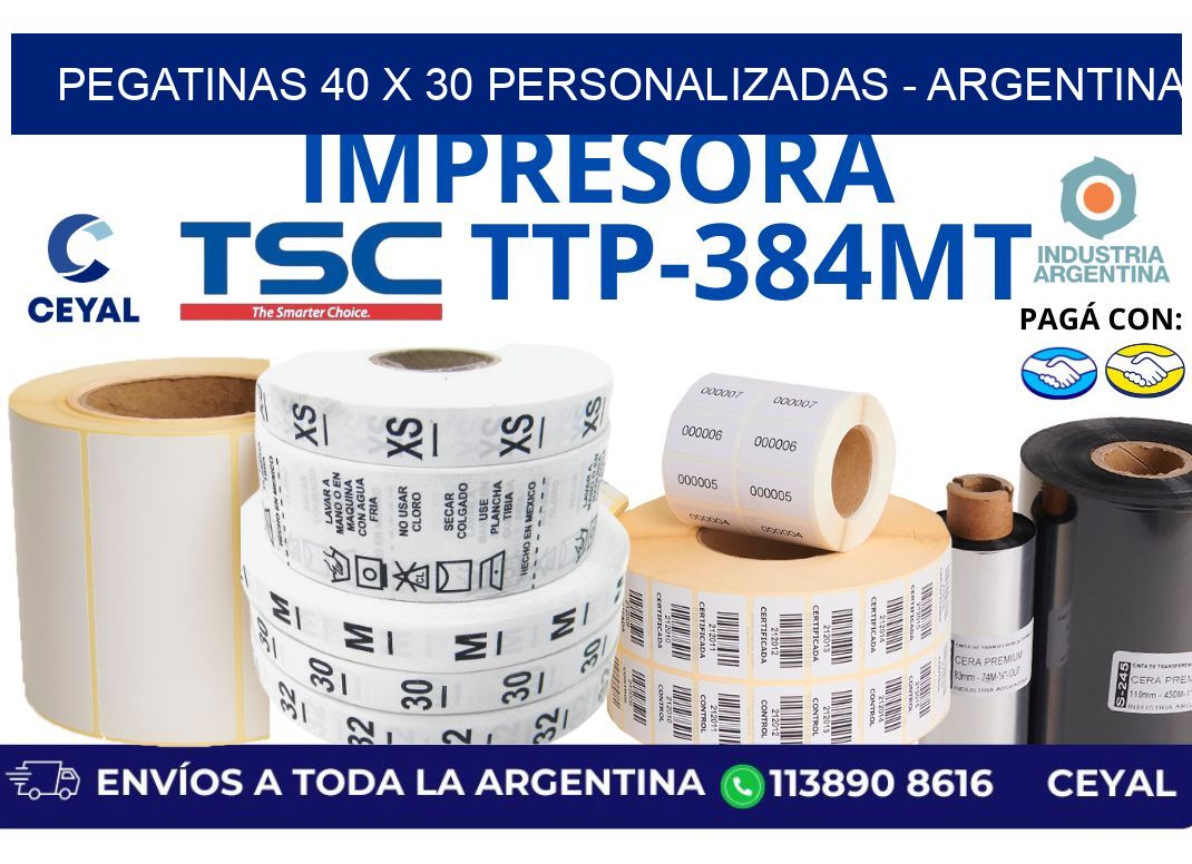 pegatinas 40 x 30 personalizadas – Argentina