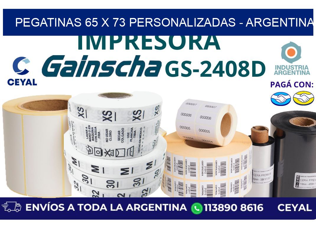 pegatinas 65 x 73 personalizadas – Argentina