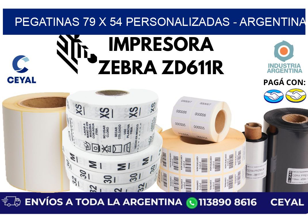 pegatinas 79 x 54 personalizadas – Argentina