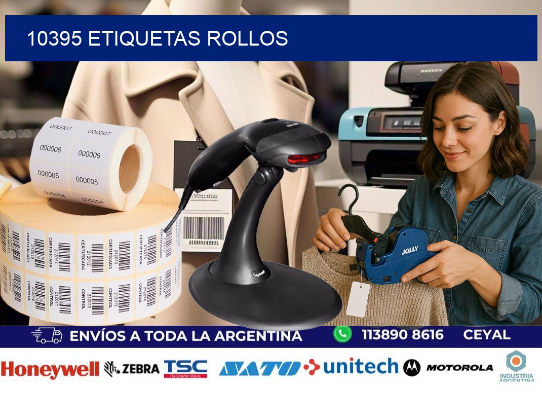 10395 Etiquetas rollos
