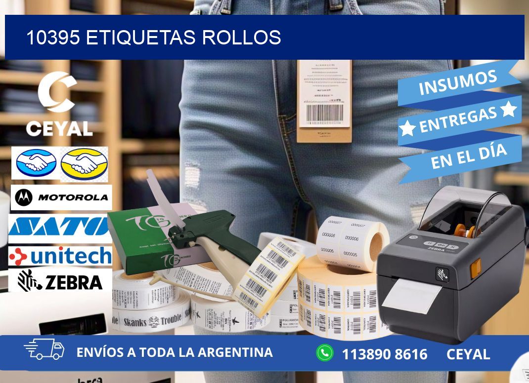10395 Etiquetas rollos