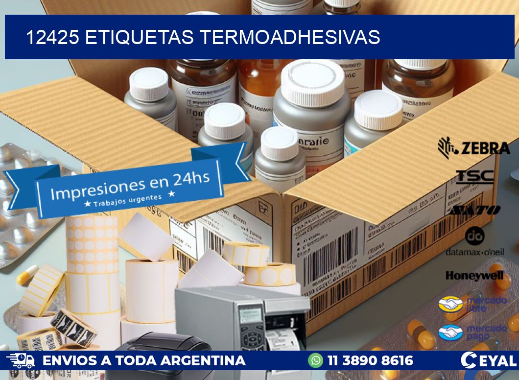 12425 etiquetas termoadhesivas